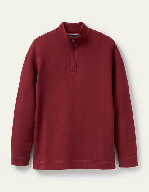 Lulworth Half-Zip - Merlot Red Marl Lulworth Half-Zip - Merlot Red Marl