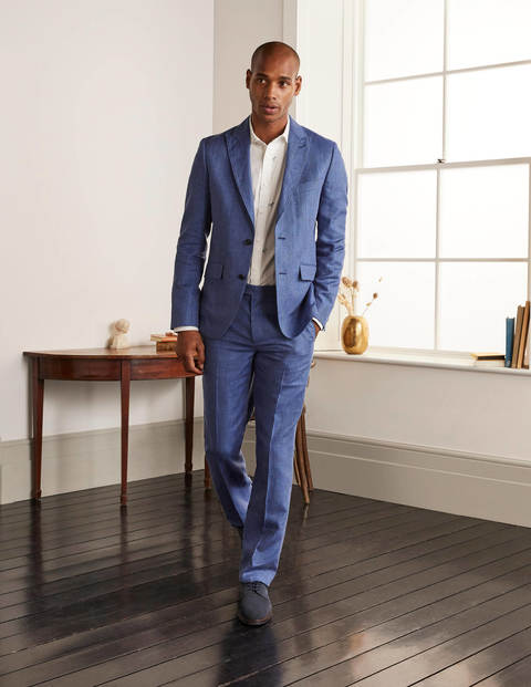 Cavenham Linen Blend Pants - Blues POW Cavenham Linen Blend Pants - Blues POW