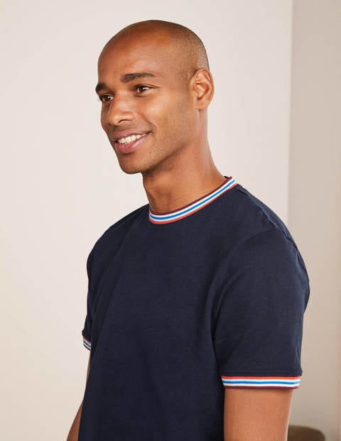 Stripe Detail T-Shirt - Navy Stripe Detail T-Shirt - Navy