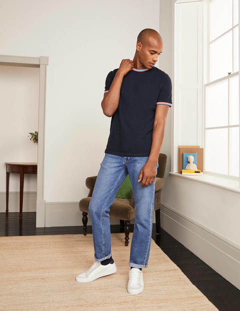 Stripe Detail T-Shirt - Navy Stripe Detail T-Shirt - Navy