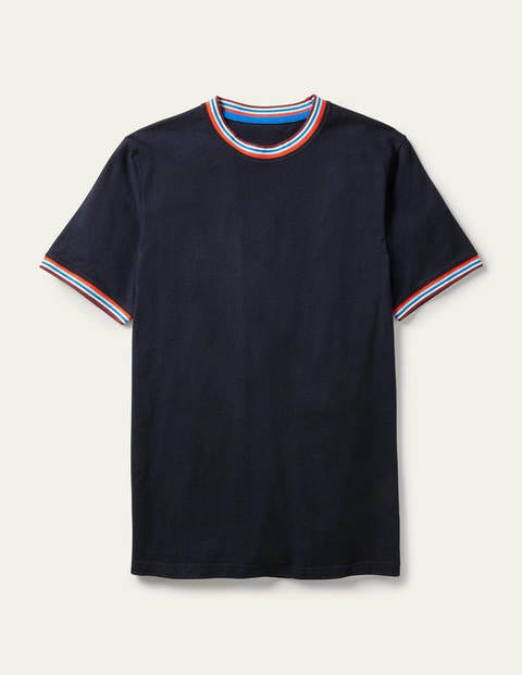 Stripe Detail T-Shirt - Navy Stripe Detail T-Shirt - Navy