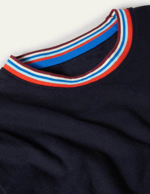 Stripe Detail T-Shirt - Navy Stripe Detail T-Shirt - Navy