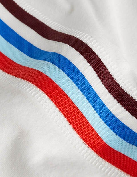 Stripe Detail T-Shirt - White Stripe Detail T-Shirt - White