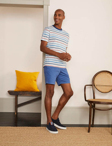 Stripe T-Shirt - Grey Marl Multi Stripe Stripe T-Shirt - Grey Marl Multi Stripe