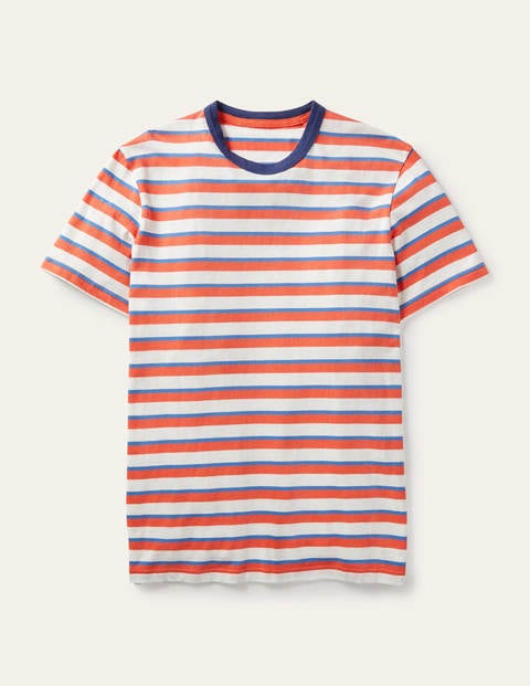 Stripe T-Shirt - Tropical Coral Multi Stripe Stripe T-Shirt - Tropical Coral Multi Stripe