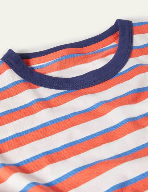 Stripe T-Shirt - Tropical Coral Multi Stripe Stripe T-Shirt - Tropical Coral Multi Stripe