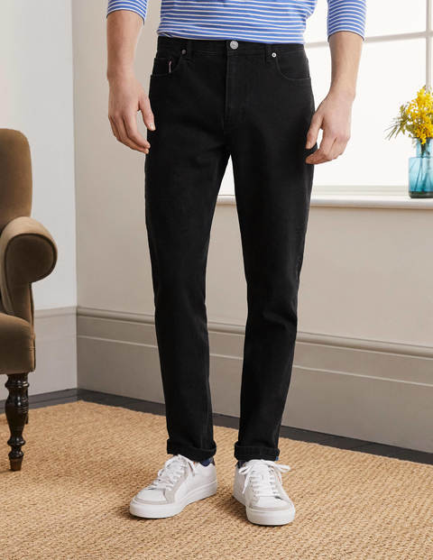 Jeans mit schmalem Bein - Schwarzes Denim Jeans mit schmalem Bein - Schwarzes Denim