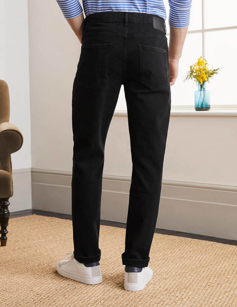 Jeans mit schmalem Bein - Schwarzes Denim Jeans mit schmalem Bein - Schwarzes Denim