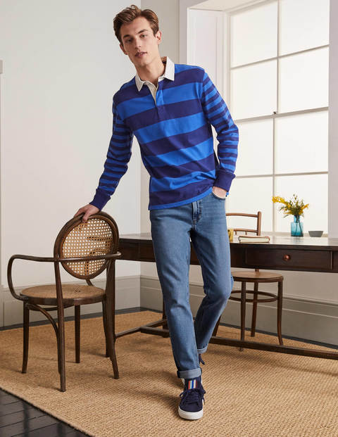 Jeans mit schmalem Bein - Denim, helle Waschung Jeans mit schmalem Bein - Denim, helle Waschung