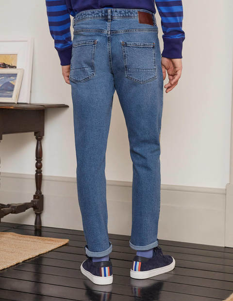 Jeans mit schmalem Bein - Denim, helle Waschung Jeans mit schmalem Bein - Denim, helle Waschung