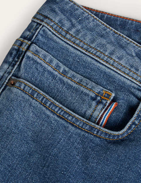Jeans mit schmalem Bein - Denim, helle Waschung Jeans mit schmalem Bein - Denim, helle Waschung