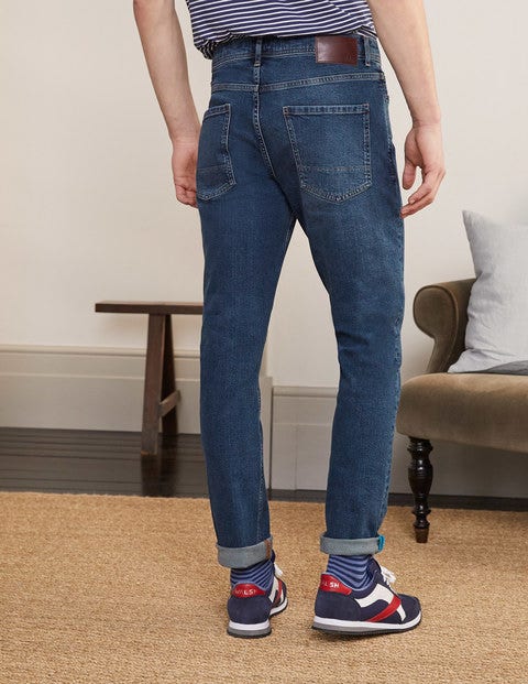Jeans mit schmalem Bein - Denim, mittlere Waschung Jeans mit schmalem Bein - Denim, mittlere Waschung