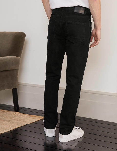 Straight Leg Jeans - Black Straight Leg Jeans - Black