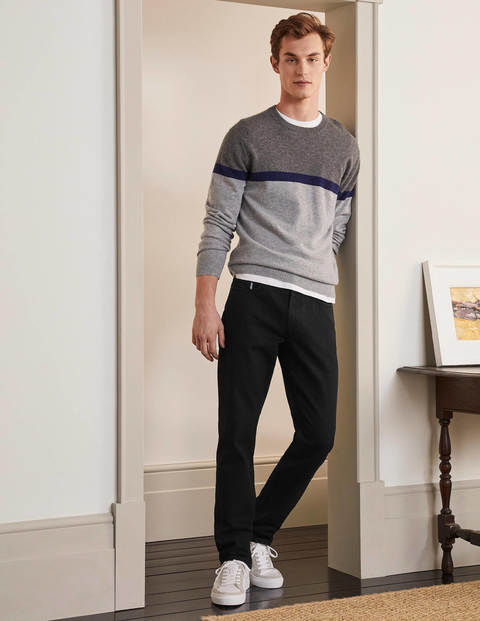 Straight Leg Jeans - Black Straight Leg Jeans - Black