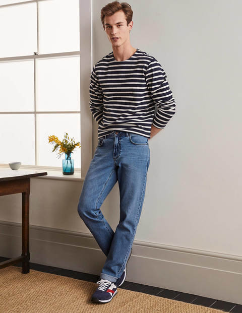 Straight Leg Jeans - Light Rinse Straight Leg Jeans - Light Rinse