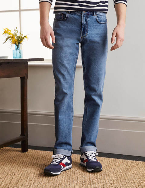 Straight Leg Jeans - Light Rinse Straight Leg Jeans - Light Rinse