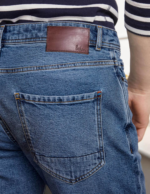 Straight Leg Jeans - Light Rinse Straight Leg Jeans - Light Rinse