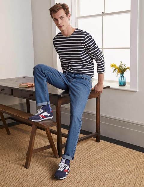 Straight Leg Jeans - Light Rinse Straight Leg Jeans - Light Rinse