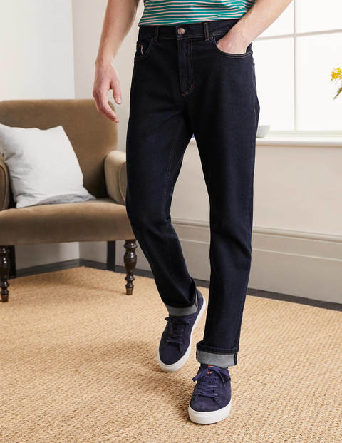 Jeans mit geradem Bein - Denim, dunkle Waschung Jeans mit geradem Bein - Denim, dunkle Waschung