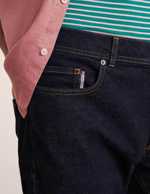 Jeans mit geradem Bein - Denim, dunkle Waschung Jeans mit geradem Bein - Denim, dunkle Waschung