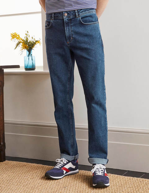 Straight Leg Jeans - Mid Rinse Straight Leg Jeans - Mid Rinse