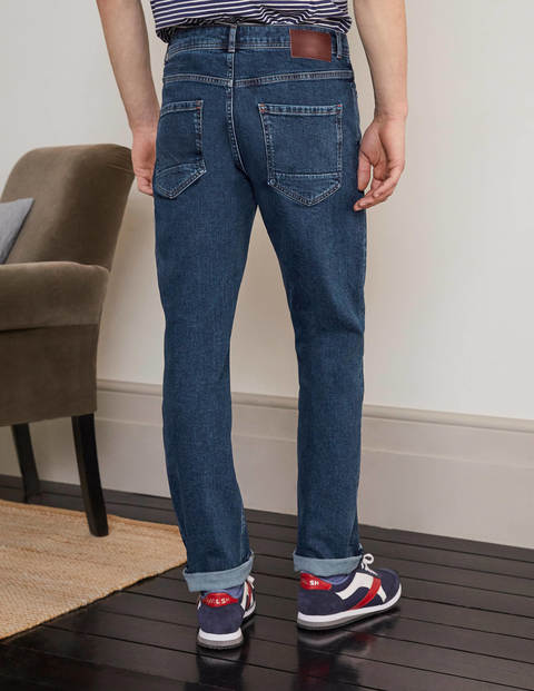 Straight Leg Jeans - Mid Rinse Straight Leg Jeans - Mid Rinse