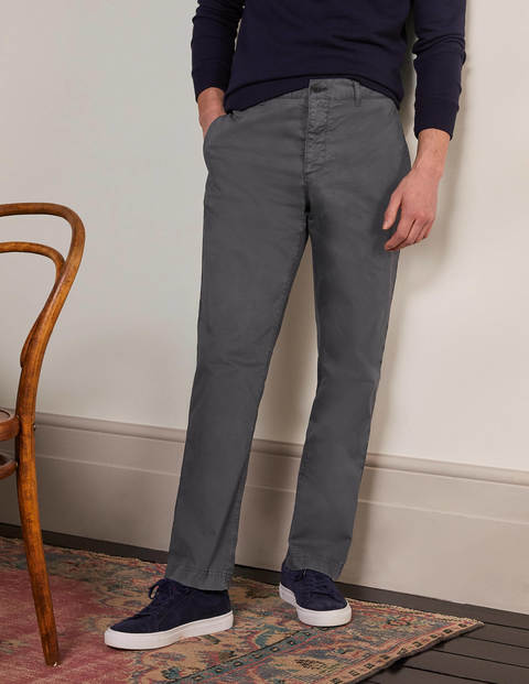 Elasticated Chino Trousers - London Grey Elasticated Chino Trousers - London Grey