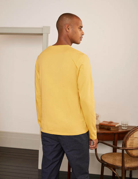 Long Sleeve Washed T-shirt - Sunbleach Yellow Long Sleeve Washed T-shirt - Sunbleach Yellow