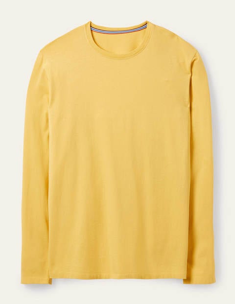 Long Sleeve Washed T-shirt - Sunbleach Yellow Long Sleeve Washed T-shirt - Sunbleach Yellow