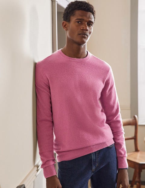 Cashmere Crew Neck - Iris Melange Cashmere Crew Neck - Iris Melange