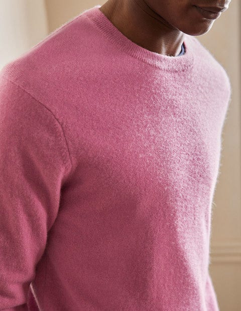 Cashmere Crew Neck - Iris Melange Cashmere Crew Neck - Iris Melange