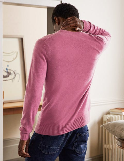 Cashmere Crew Neck - Iris Melange Cashmere Crew Neck - Iris Melange