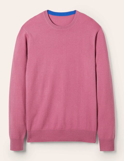 Cashmere Crew Neck - Iris Melange Cashmere Crew Neck - Iris Melange