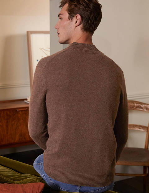 Cashmere Half-Zip - Cacao Cashmere Half-Zip - Cacao