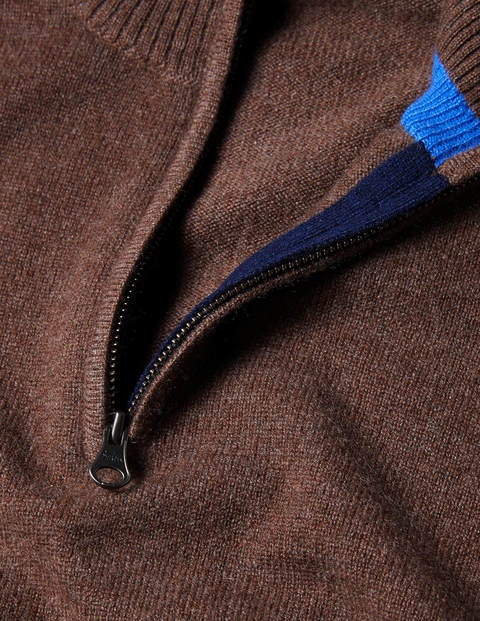 Cashmere Half-Zip - Cacao Cashmere Half-Zip - Cacao