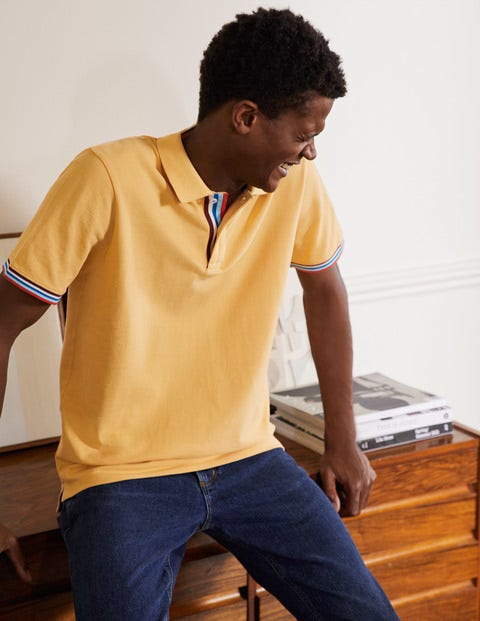 Piqué Polo - Cornsilk Yellow Piqué Polo - Cornsilk Yellow