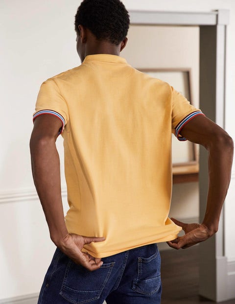 Piqué Polo - Cornsilk Yellow Piqué Polo - Cornsilk Yellow