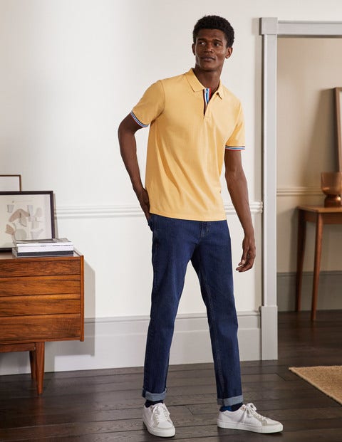 Piqué Polo - Cornsilk Yellow Piqué Polo - Cornsilk Yellow