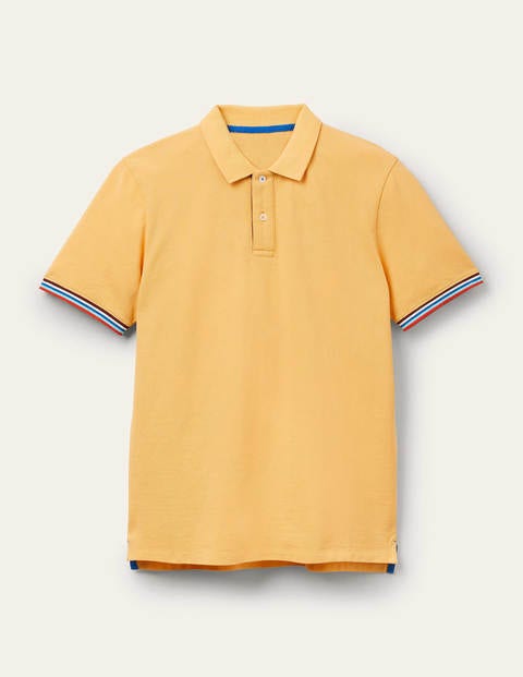 Piqué Polo - Cornsilk Yellow Piqué Polo - Cornsilk Yellow