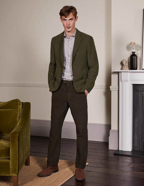 Lothbury Moleskin Blazer - Olive Green Lothbury Moleskin Blazer - Olive Green