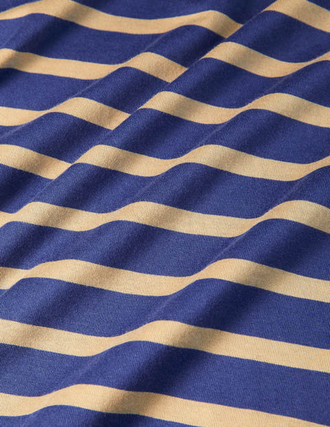 Long Sleeve Breton - Presidential/Malt Stripe Long Sleeve Breton - Presidential/Malt Stripe