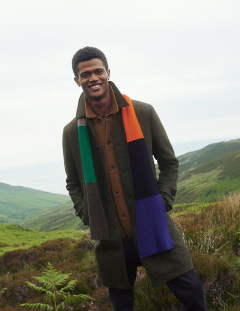 Eldon British Tweed Overcoat - Richmond Green Herringbone Eldon British Tweed Overcoat - Richmond Green Herringbone