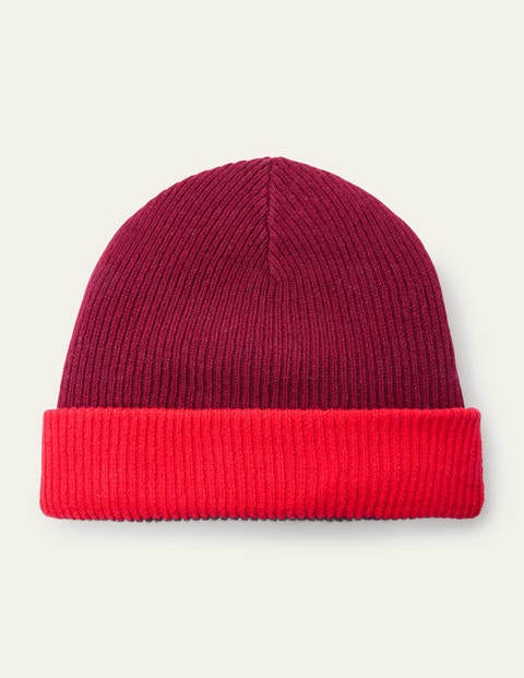 Reversible Merino Hat - Merlot Reversible Reversible Merino Hat - Merlot Reversible