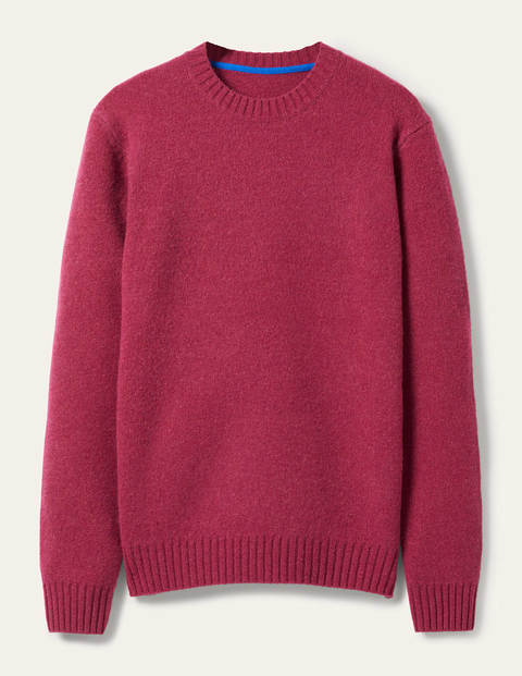Aldgate Brushed Crew Neck - Coulis Aldgate Brushed Crew Neck - Coulis