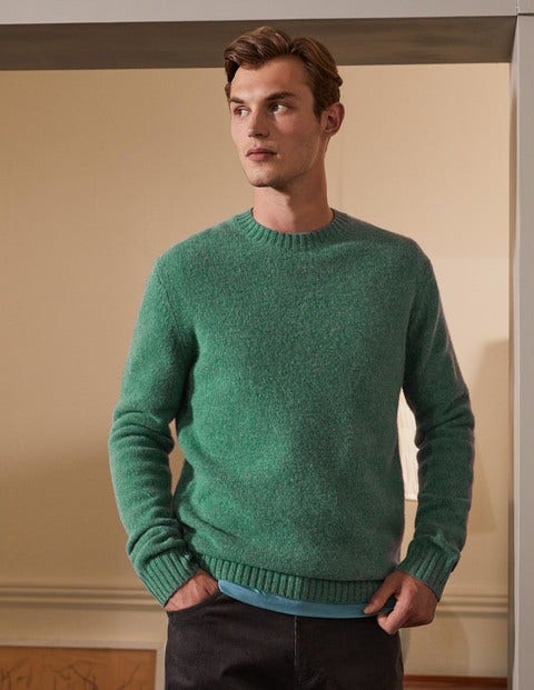 Aldgate Brushed Crew Neck - Seaport Aldgate Brushed Crew Neck - Seaport