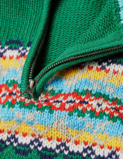 Troyer mit Fair-Isle-Muster - Billardtuchgrün, Fair-Isle-Muster Troyer mit Fair-Isle-Muster - Billardtuchgrün, Fair-Isle-Muster