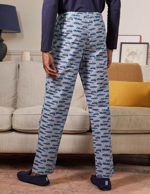 Cotton Poplin Pyjama Bottoms - Chambray Vintage Cars Cotton Poplin Pyjama Bottoms - Chambray Vintage Cars