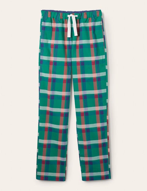 Cotton Poplin Pajama Bottoms - Mountain Meadow Check Cotton Poplin Pajama Bottoms - Mountain Meadow Check