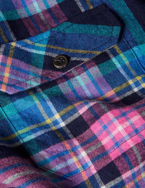 Julian Shirt - Navy/ Bright Petal Check Julian Shirt - Navy/ Bright Petal Check