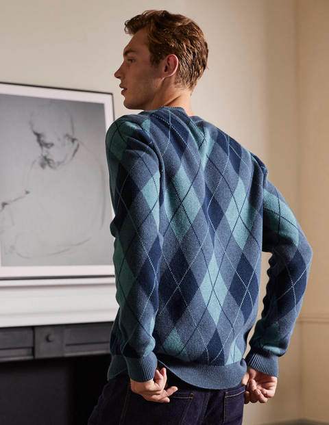 Carlos Pullover - Argyle-Muster Carlos Pullover - Argyle-Muster